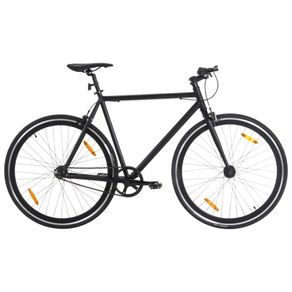 Image of Bicicletta a Scatto Fisso Nera 700c 51 cm 92249