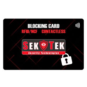 Image of 2 Schede di Blocco RFID NFC Protezione Per Carta di Credito Contactless e Contro Furti D'identit&agrave; e Dati Personali