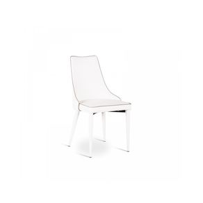 Image of 4x sedia in similpelle myriam bianca sts - 4x Sedia in similpelle Myriam bianca STS