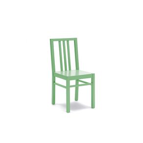 Image of 4x sedia in legno laccato 395cm x 395cm h 865cm - 4x Sedia in legno laccato 39.5cm x 39.5cm H. 86.5cm