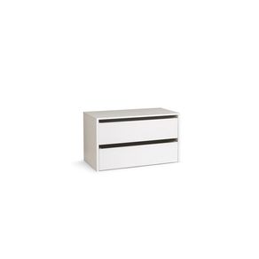 Image of Cassettiera in legno per interno amadio colore bianco cm h50xl865xp45 - Cassettiera in legno per interno amadio colore Bianco cm H.50xL.86,5xP.45