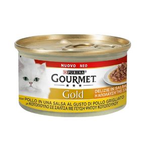 Image of Gourmet gold delizie in salsa con pollo purina 85 grammi - Gourmet Gold Delizie in salsa con pollo Purina 85 grammi