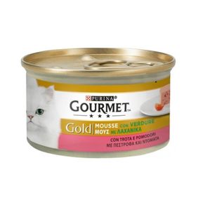Image of Gourmet gold patè trota e pomodori purina 85 grammi - Gourmet Gold Patè trota e pomodori Purina 85 grammi
