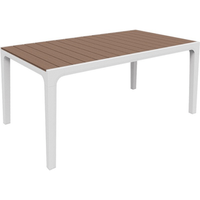 Image of Keter tavolo harmony biancocapuvvino 160x90 cm - Keter tavolo Harmony bianco-capuvvino 160x90 cm