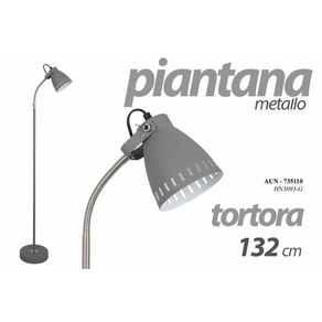 Image of Piantana moderna lampada da terra tortora cm 132 h