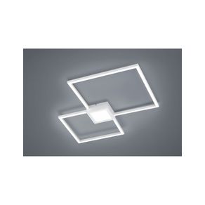 Image of Plafoniera hydra design quadrati bianco led 4000k trio lighting - Plafoniera Hydra Design Quadrati Bianco Led 4000k Trio Lighting
