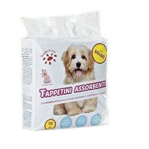 Image of Set 10 tappetini assorbenti per cani e gatti 60x60 - Set 10 Tappetini Assorbenti Per Cani E Gatti 60x60