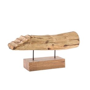 Image of Soprammobile legno naturale naele cm 61 x 16 x 295h - Soprammobile legno naturale Naele cm 61 x 16 x 29,5h