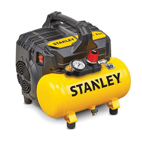 Image of Stanley compressore aria silenziato a secco 6 litri 1 hp 59db dst 10086 - Stanley Compressore Aria Silenziato A Secco 6 Litri 1 Hp 59Db Dst 100/8/6