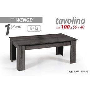 Image of Tavolino basso grigio salotto cm 100 x 50 x 40 h