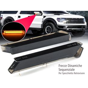 Image of Kit Freccia Laterale a Led Freccia Dinamica Frontale Lente Fume Ford F150 Raptor Expedition Lincoln Mark LT OEM 4L3Z13B374AA 4L3Z13B375AA
