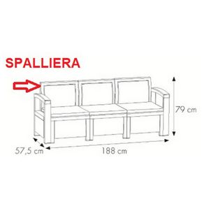 Image of Spalliera C X Salotto Resinanebraska 3Bi