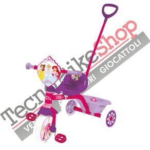 Image of Triciclo a pedali con manicon first trike disney principesse - Triciclo a Pedali con Manicon First Trike Disney Principesse