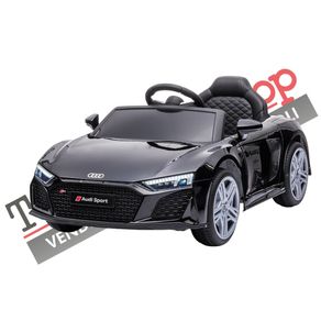 Image of Auto elettrica per bambini audi r8 sport 12v colore nero - Auto Elettrica per Bambini Audi R8 Sport 12V colore Nero