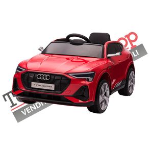 Image of Auto elettrica per bambini audi etron 12v colore rosso - Auto elettrica per bambini Audi E-Tron 12v colore Rosso