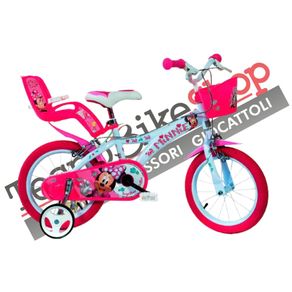 Image of Bici bambina minnie dino bike 16 pollici - Bici Bambina Minnie Dino Bike 16 pollici
