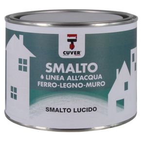 Image of 6Pz Smalto Lucido Allacqua Cuver Nero Lucido Lt.0,50