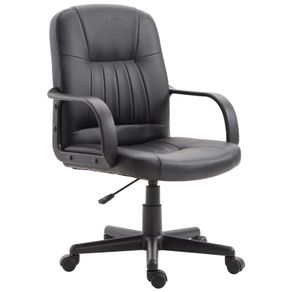 Image of sedia ufficio ergonomica scrivania sedie da gaming poltrona gaming Imbottita Girevole con Rotelle, Nero