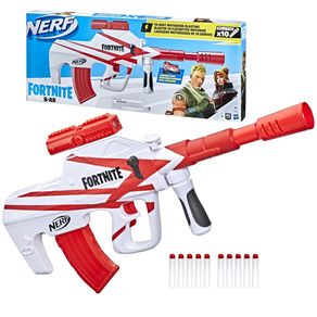 Image of Nerf fucile pistola fortnite bar motorized dart blaster 10 elite - NERF Fucile Pistola Fortnite B-AR Motorized Dart Blaster 10 Elite