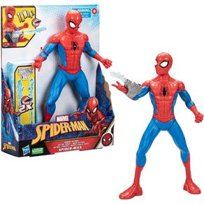 Image of Spiderman marvel thwip action figure con web blaster personaggio idea regalo - Spider-Man Marvel Thwip Action Figure con Web Blaster Personaggio Idea Regalo
