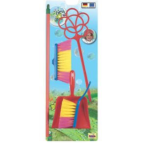Image of Set pulizia giocattolo per bambini con scopa paletta battipanni e spazzola - Set Pulizia Giocattolo per Bambini con Scopa Paletta Battipanni e Spazzola