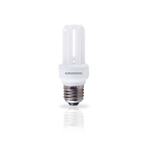 Image of Grundig lampadina a risparmio energetico forma 3 tubi mini 7w e27 luce calda - Grundig Lampadina a Risparmio Energetico Forma 3 Tubi Mini 7W E27 luce calda