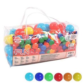 Image of Set borsa 100 palline colorate 65 cm per gonfiabili o piscine gioco bambini