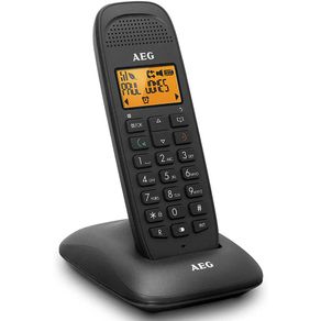 Image of Aeg voxtel d81 telefono domestico dect cordless display 16 lcd nero - AEG Voxtel D81 Telefono Domestico DECT Cordless Display 1,6'' LCD Nero