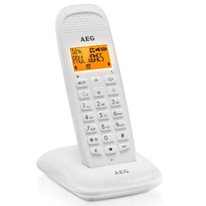 Image of Aeg voxtel d81 telefono domestico dect cordless display 16 lcd bianco - AEG Voxtel D81 Telefono Domestico DECT Cordless Display 1,6'' LCD Bianco
