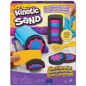 Image of Kinetic sand sabbia magica cinetica 380gr colorata con 7 accessori e strumenti - Kinetic Sand Sabbia Magica Cinetica 380GR Colorata Con 7 Accessori e Strumenti