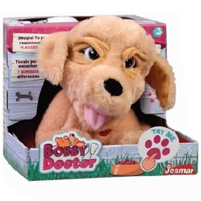 Image of Cane cagnolino peluche bobby doctor giocattolo per bambini con suoni - Cane Cagnolino Peluche Bobby Doctor Giocattolo per Bambini con Suoni