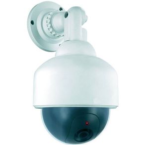 Image of Videocamera Telecamera Finta Con LED Luminoso Rotazione 360 Camera Sicurezza