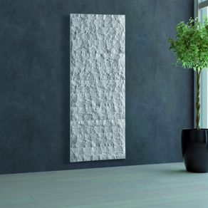 Image of Termoarredo elettrico in marmo bianco o colorato toscana dimensioni 30x180 colore grigio antracite ral 7016