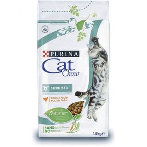 Image of Cat chow sterilised ricco in pollo 15kg - Cat Chow Sterilised Ricco In Pollo 1,5Kg