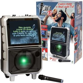 Image of Canta Tu Karaoke Impianto Audio Video Portatile Incluso 1 Microfono Wireless
