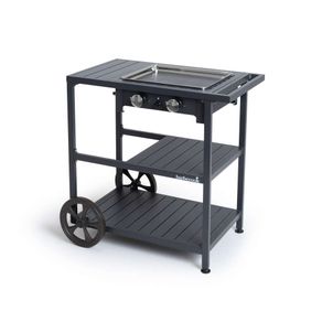 Image of Supporto trolley per plancha a gas victor barbecook - SUPPORTO TROLLEY PER PLANCHA A GAS VICTOR - BARBECOOK