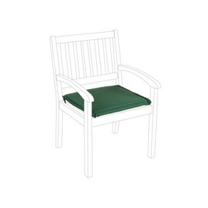 Image of Cuscino poltrona da esterno sfoderabile sedia giardino 49 x 52 cm poly bizzotto colore verde - Cuscino Poltrona da Esterno Sfoderabile Sedia Giardino 49 x 52 cm Poly Bizzotto Colore: Verde