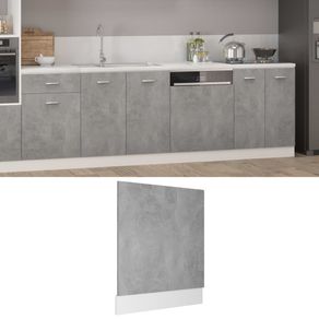 Image of Pannello lavastoviglie grigio cemento 595x3x67 cm multistratocod mxl 73049 - Pannello Lavastoviglie Grigio Cemento 59,5x3x67 cm Multistratocod mxl 73049