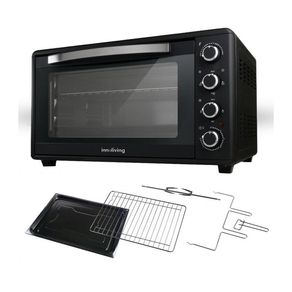 Image of Forno Elettrico 60L Con Ventilazione E Girarrosto Innoliving INN-793