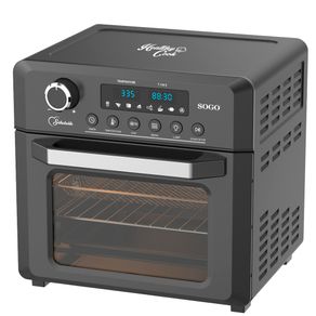 Image of Friggitrice + forno + disidratatore +grill 1500W / 18L / ricettario + accessori Sogo
