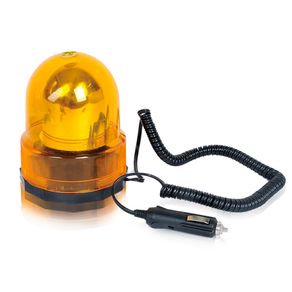 Image of Lampeggiante di Emergenza Magnete Lampada Stroboscopica Luce Strobo Arancione Per Trattore Muletto 12V