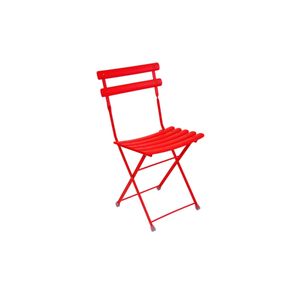 Image of sedia set da 2 sedie da esterno in metallo avenue colore rosso acero