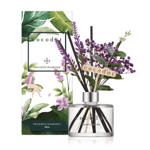 Image of Diffusore a bastoncini lavender 200ml - garden lavender cocodor