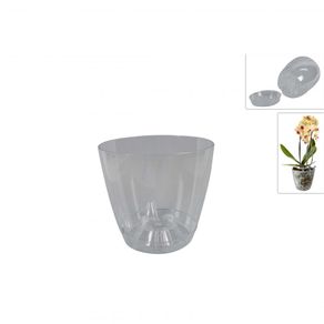 Image of Vaso in plastica trasparente diametro 18 cm - 3litri