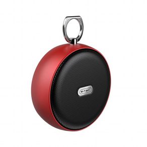 Image of Altoparlante Bluetooth portatile con micro USB e cavo di fascia alta 800 mAh rossa