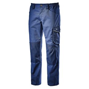 Image of Pantaloni da lavoro multi tasche porta utensili martello Rock Iso blu XXL