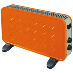 Image of Termoconvettore stufa stufetta elettrica ventilata niklas arancio 1000/2000w