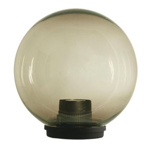 Image of Sfera globo per lampioni fumè d.25 cm attacco e27 illuminazione esterno - Sfera globo per lampioni fumÃ¨ d.25 cm attacco e27 illuminazione esterno