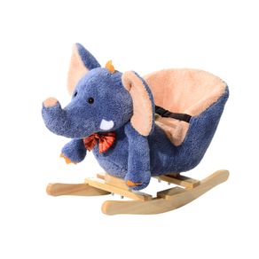 Image of Elefante a Dondolo per Bambini Blu