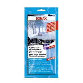 Image of SONAX Panno in microfibra antiappannante per pulizia vetri auto parabrezza